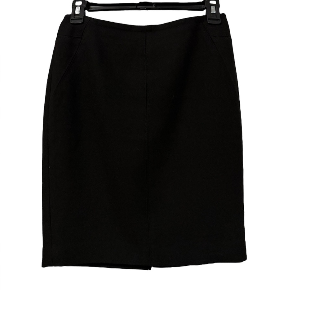 Ann Taylor Loft Classic Black Pencil Skirt (Size 2P)